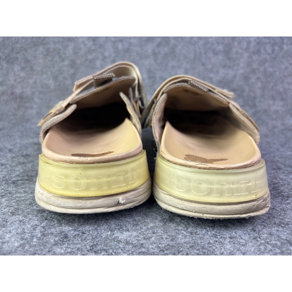 Sorel Ona Streetwear Clogs Womens Size 10 Tan Suede Adjustable Strap NL4971-260 - Picture 5 of 8